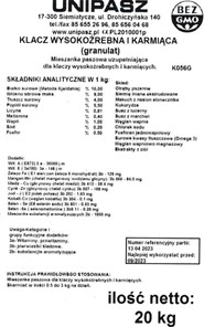 Karma dla klaczy karmiących i wysokoźrebnych 20 kg